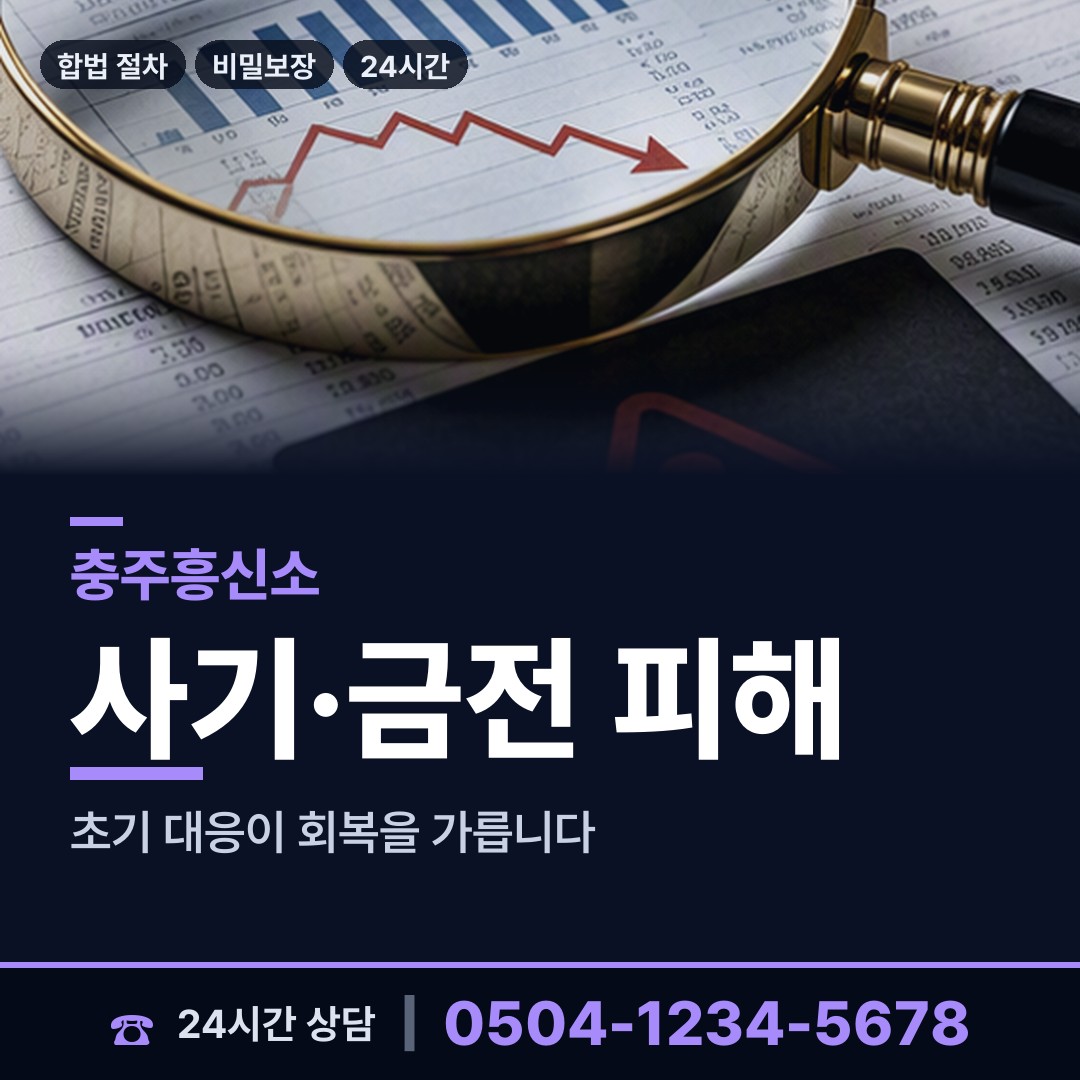 충주 금가면 흥신소비용 상담 안내